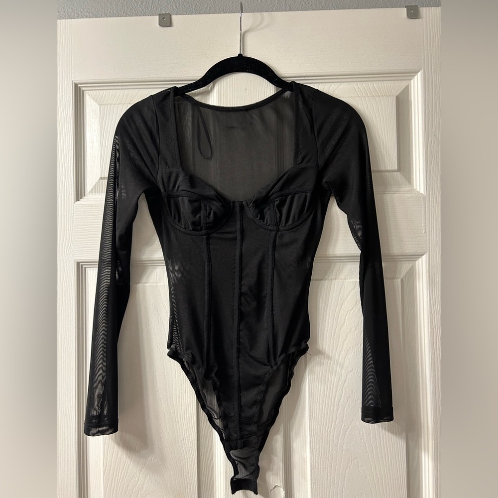 Princess Polly Mesh Corset Bodysuit